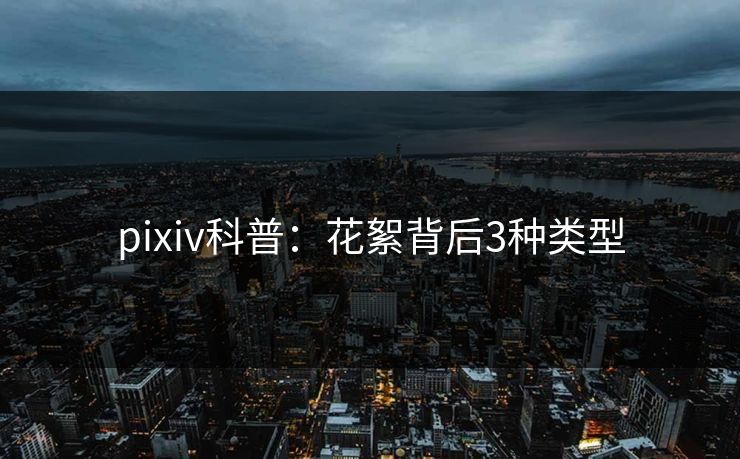 pixiv科普：花絮背后3种类型